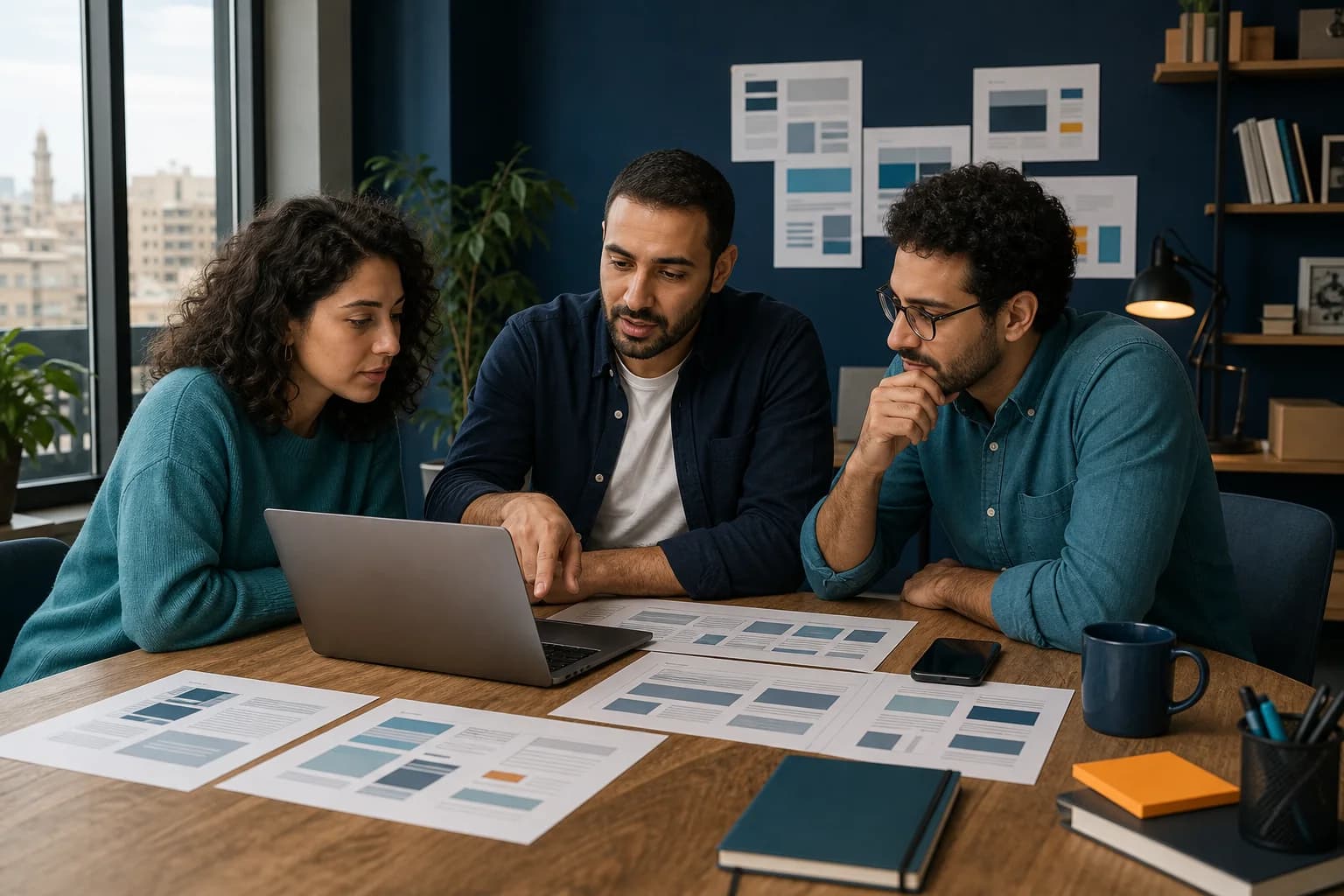 Planning workshop for a bilingual website experience